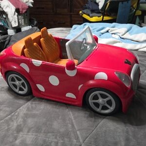 Red Polka Dot Toy Car